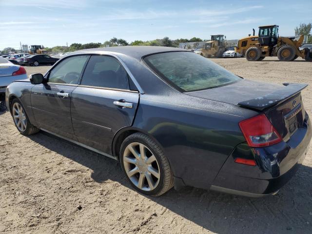 JNKAY41E54M401541 - 2004 INFINITI M45 BLUE photo 2