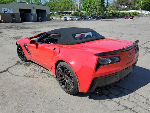 1G1YT3D68G5606677 - 2016 CHEVROLET CORVETTE Z06 3LZ RED photo 2