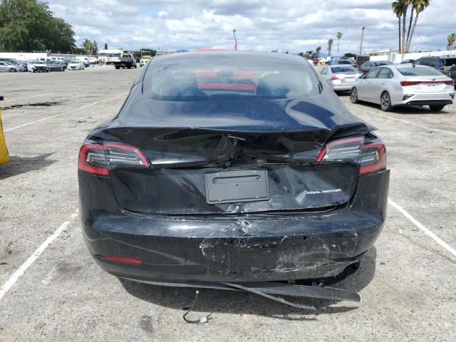 5YJ3E1EB6NF273581 - 2022 TESLA MODEL 3 BLACK photo 6