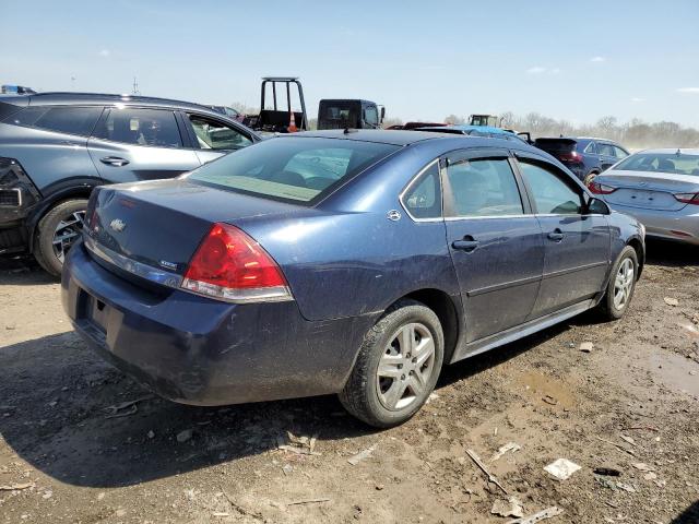 2G1WB57K391272626 - 2009 CHEVROLET IMPALA LS BLUE photo 3