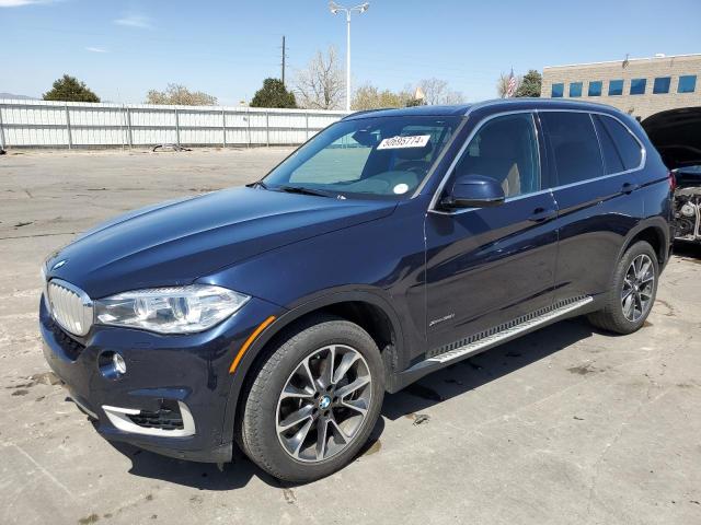 5UXKR0C3XH0V81859 - 2017 BMW X5 XDRIVE35I BLUE photo 1