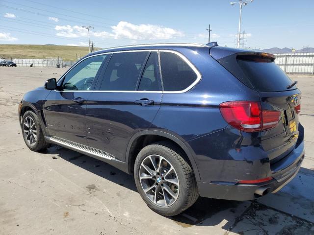 5UXKR0C3XH0V81859 - 2017 BMW X5 XDRIVE35I BLUE photo 2