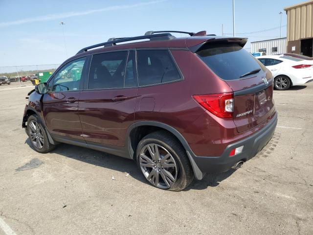 5FNYF8H59MB009903 - 2021 HONDA PASSPORT EXL ბურგუნდია ფოტო 2