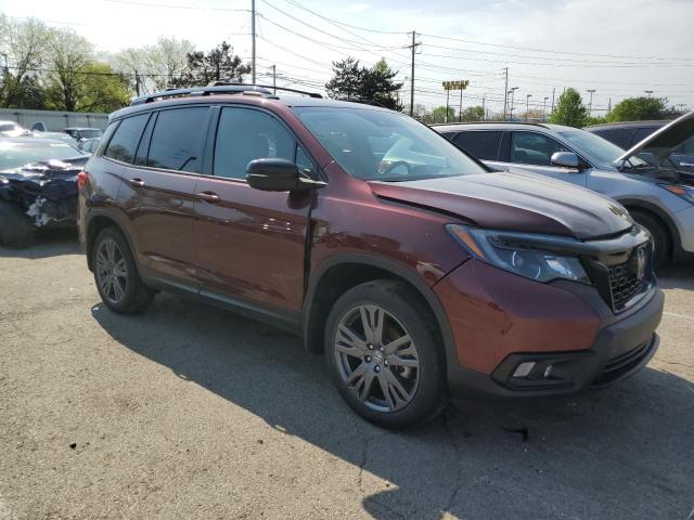 5FNYF8H59MB009903 - 2021 HONDA PASSPORT EXL ბურგუნდია ფოტო 4