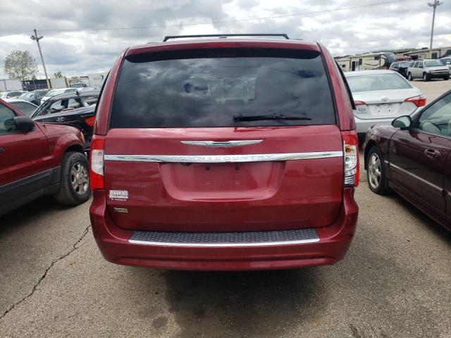 2C4RC1BG9FR637420 - 2015 CHRYSLER TOWN & COU TOURING ბურგუნდია ფოტო 6