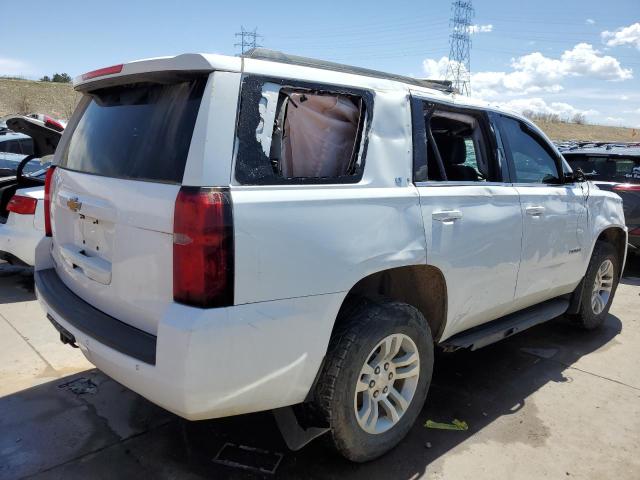 1GNSKBKC5KR406366 - 2019 CHEVROLET TAHOE K1500 LT WHITE photo 3