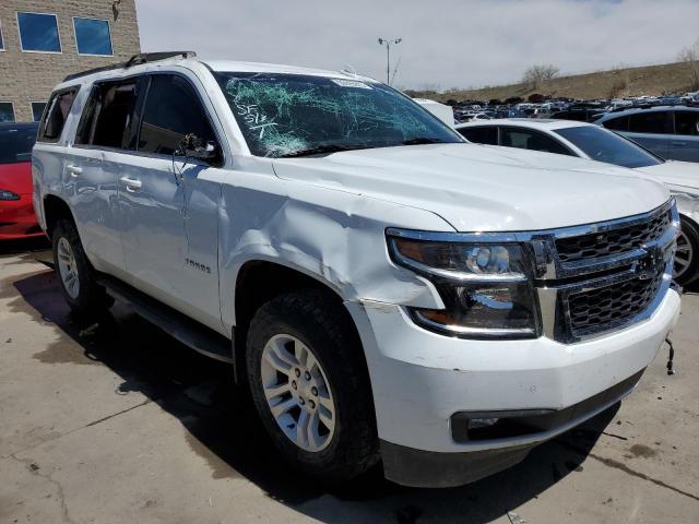 1GNSKBKC5KR406366 - 2019 CHEVROLET TAHOE K1500 LT WHITE photo 4