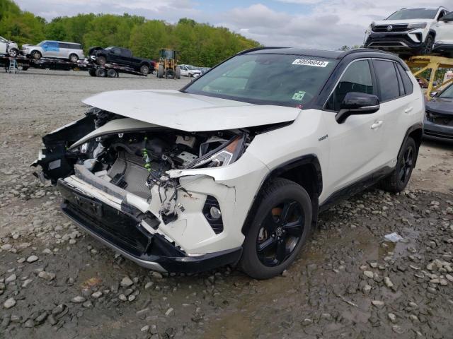 JTME6RFV1MJ007860 - 2021 TOYOTA RAV4 XSE WHITE photo 1