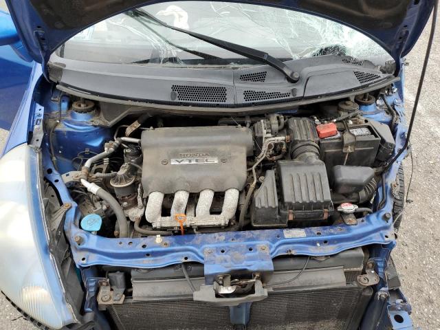 JHMGD38677S017484 - 2007 HONDA FIT S 蓝色 照片 11