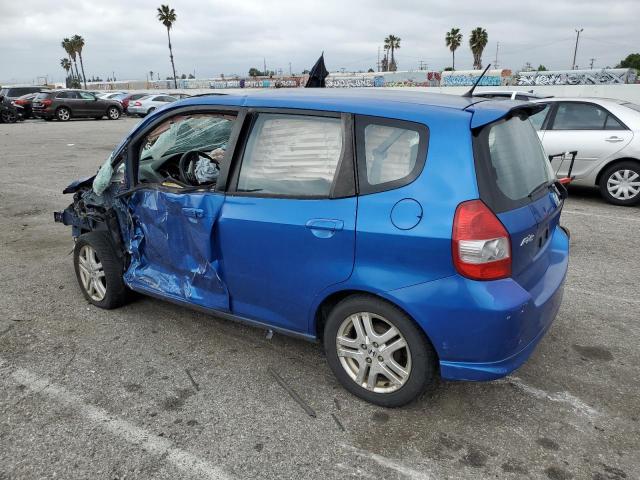 JHMGD38677S017484 - 2007 HONDA FIT S 蓝色 照片 2