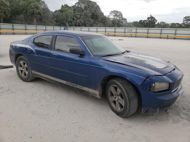 2B3KA33V49H552979 - 2009 DODGE CHARGER SXT BLUE photo 4