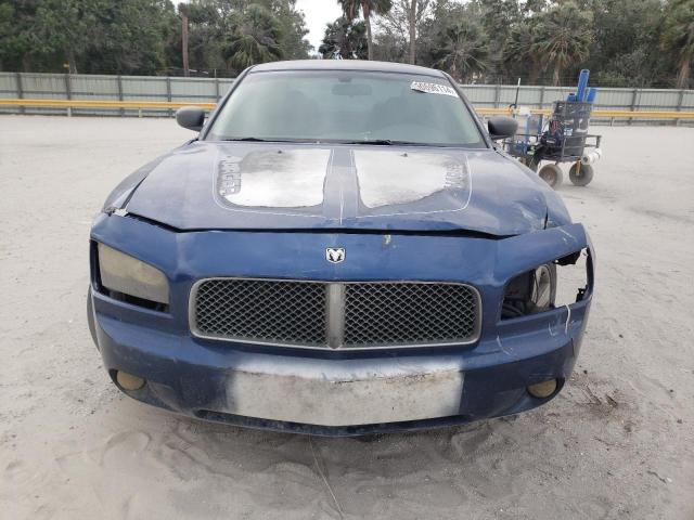 2B3KA33V49H552979 - 2009 DODGE CHARGER SXT BLUE photo 5