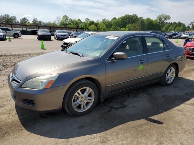 1HGCM56857A048708 - 2007 HONDA ACCORD EX GRAY photo 1