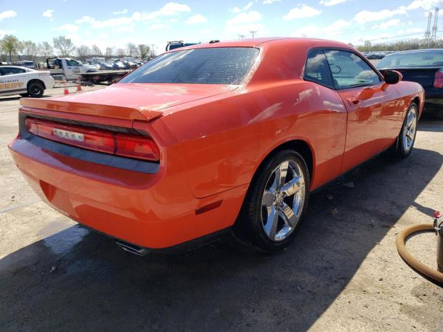 2B3LJ54TX9H602894 - 2009 DODGE CHALLENGER R/T ORANGE photo 3