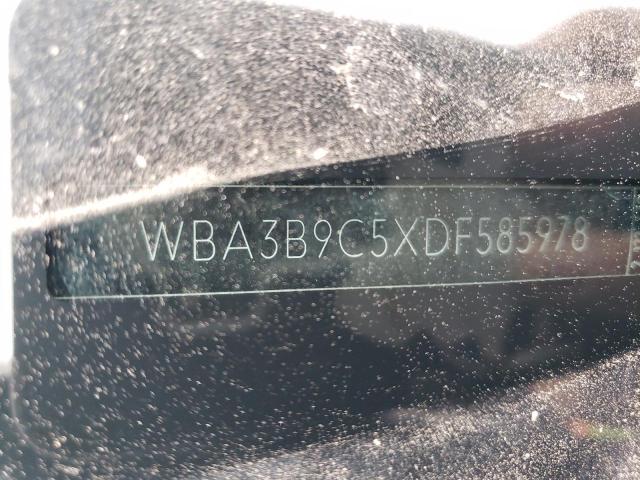 WBA3B9C5XDF585978 - 2013 BMW 335 XI BLACK photo 12