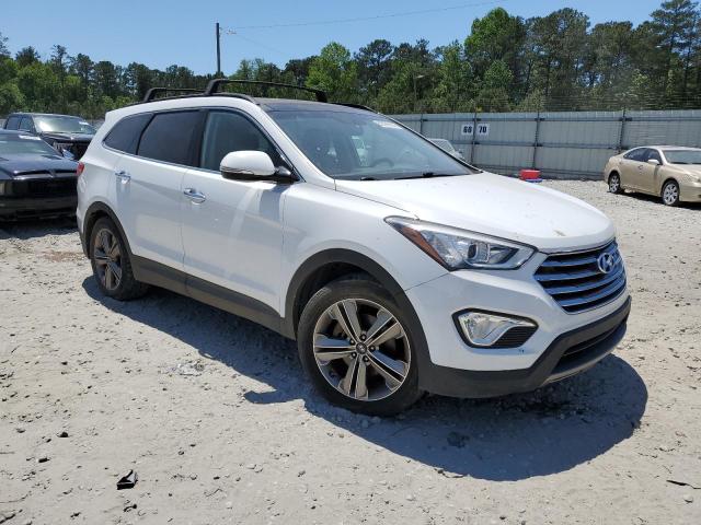 KM8SR4HF8DU000787 - 2013 HYUNDAI SANTA FE LIMITED WHITE photo 4