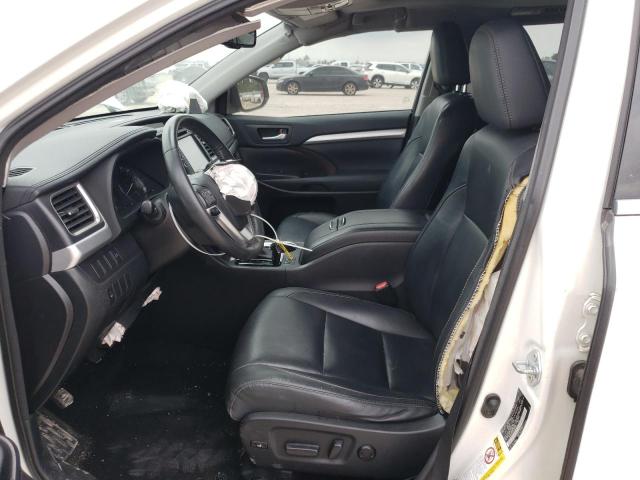 5TDKKRFH3FS084020 - 2015 TOYOTA HIGHLANDER XLE WHITE photo 7