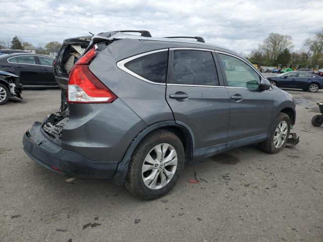 JHLRM4H7XCC003336 - 2012 HONDA CR-V EXL GRAY photo 3