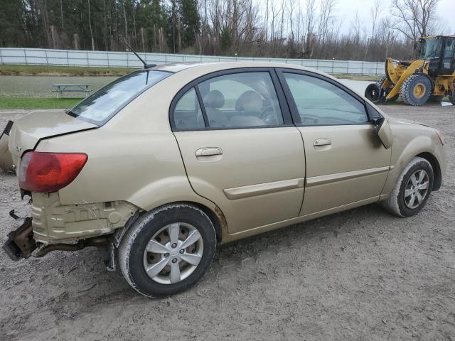 KNADH4A35B6753126 - 2011 KIA RIO BASE TAN photo 3