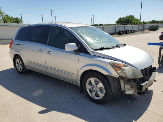 5N1BV28U89N106513 - 2009 NISSAN QUEST S SILVER photo 4