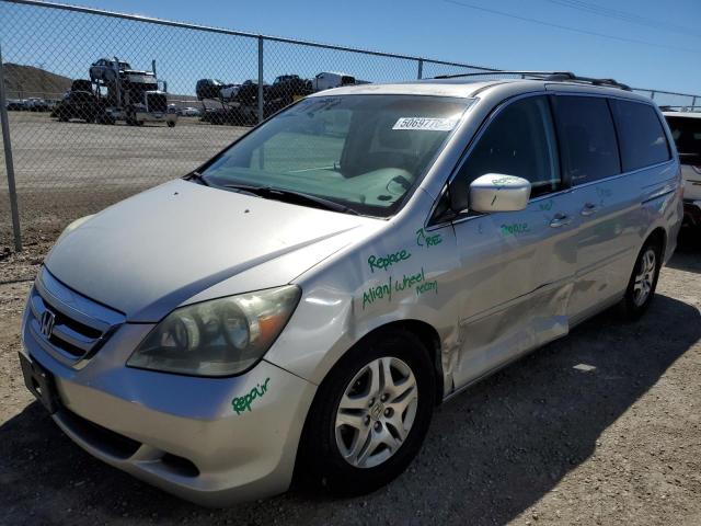 5FNRL38756B412992 - 2006 HONDA ODYSSEY EXL SILVER photo 1