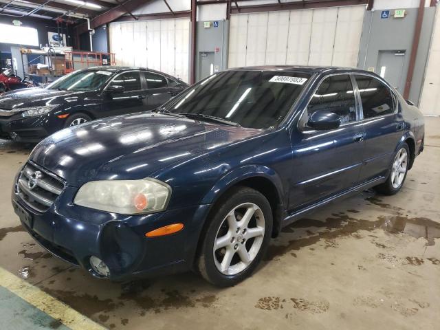 JN1DA31D82T451456 - 2002 NISSAN MAXIMA GLE BLUE photo 1