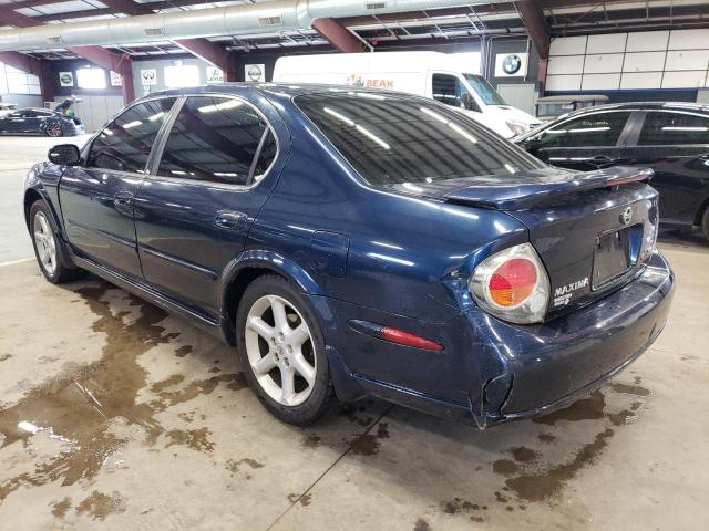 JN1DA31D82T451456 - 2002 NISSAN MAXIMA GLE BLUE photo 2