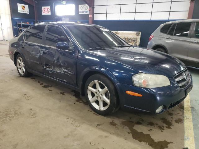 JN1DA31D82T451456 - 2002 NISSAN MAXIMA GLE BLUE photo 4