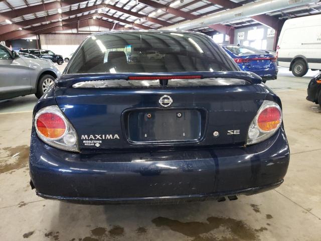 JN1DA31D82T451456 - 2002 NISSAN MAXIMA GLE BLUE photo 6