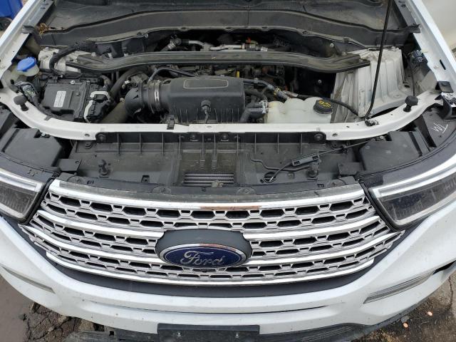 1FMSK7FH3NGA94393 - 2022 FORD EXPLORER LIMITED WHITE photo 12