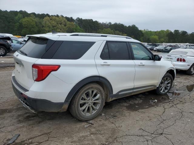1FMSK7FH3NGA94393 - 2022 FORD EXPLORER LIMITED WHITE photo 3