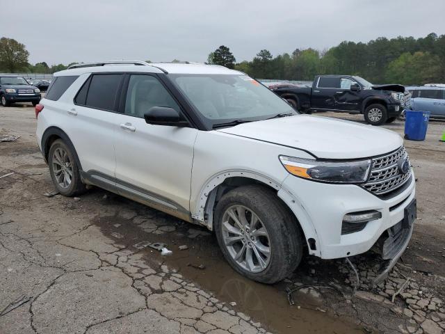 1FMSK7FH3NGA94393 - 2022 FORD EXPLORER LIMITED WHITE photo 4