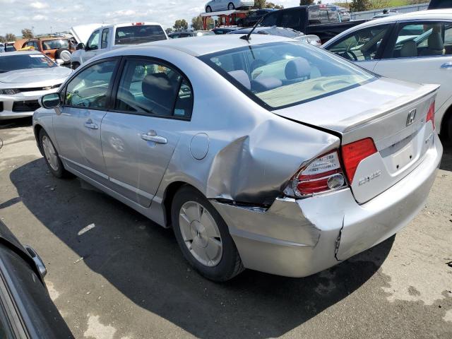 JHMFA36236S021146 - 2006 HONDA CIVIC HYBRID SILVER photo 2