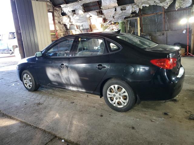 KMHDU4AD5AU942369 - 2010 HYUNDAI ELANTRA BLUE BLACK photo 2