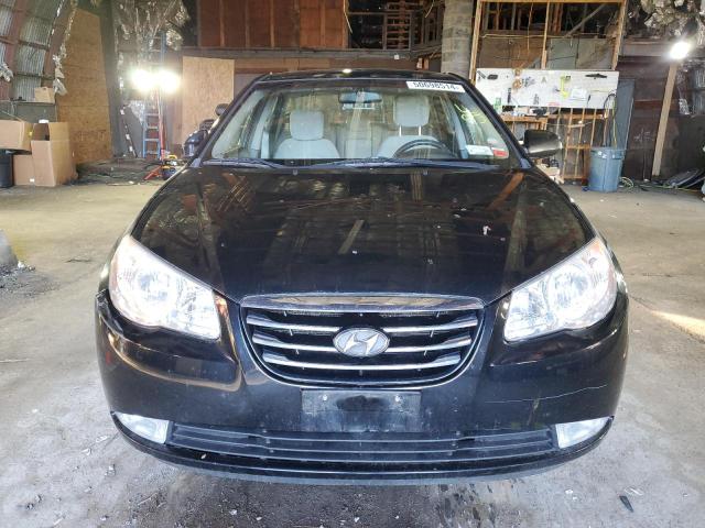 KMHDU4AD5AU942369 - 2010 HYUNDAI ELANTRA BLUE BLACK photo 5