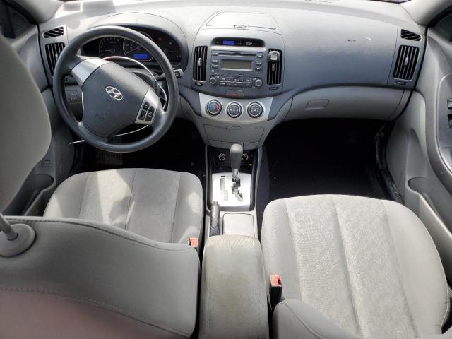 KMHDU4AD5AU942369 - 2010 HYUNDAI ELANTRA BLUE BLACK photo 8