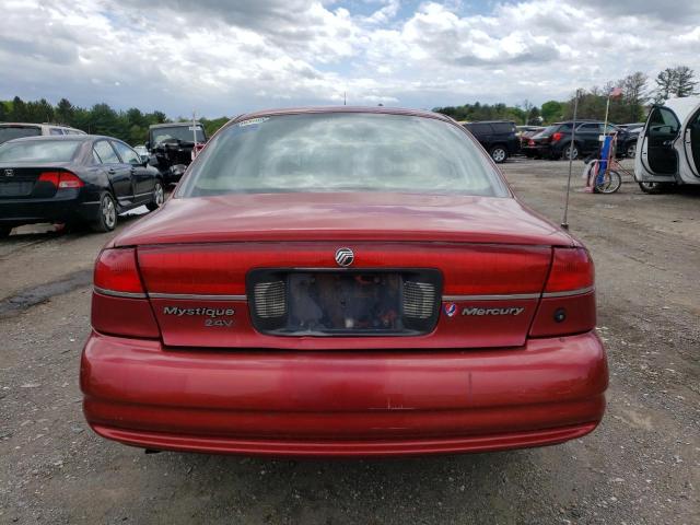 3MEFM66LXWM614335 - 1998 MERCURY MYSTIQUE LS RED photo 6