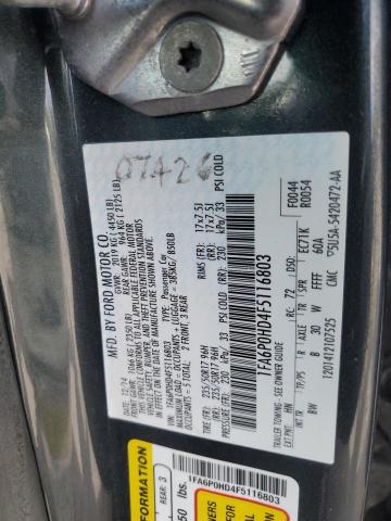 1FA6P0HD4F5116803 - 2015 FORD FUSION SE GRAY photo 13