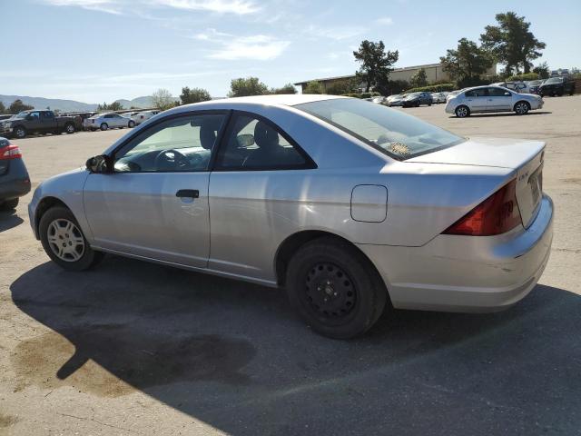 1HGEM21241L042758 - 2001 HONDA CIVIC DX SILVER photo 2