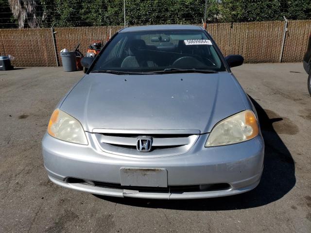 1HGEM21241L042758 - 2001 HONDA CIVIC DX SILVER photo 5