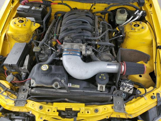 1ZVHT82H365105457 - 2006 FORD MUSTANG GT YELLOW photo 11