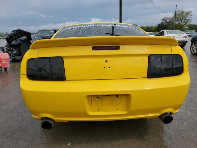 1ZVHT82H365105457 - 2006 FORD MUSTANG GT YELLOW photo 6