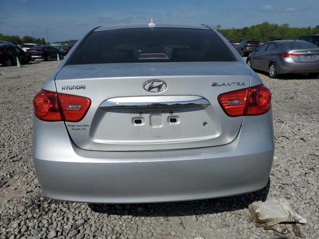 KMHDU4AD7AU990875 - 2010 HYUNDAI ELANTRA BLUE SILVER photo 6