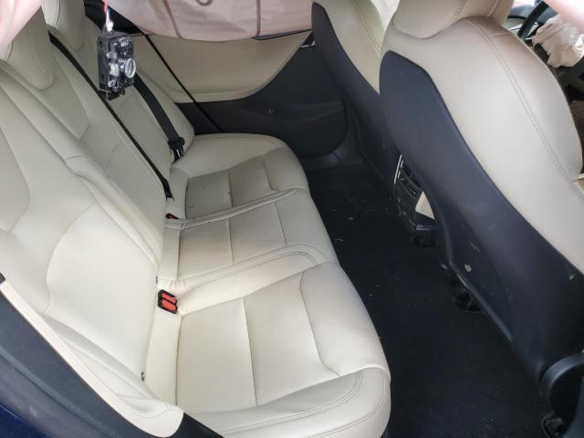 5YJSA1E21MF418080 - 2021 TESLA MODEL S BLUE photo 10