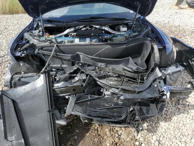 5YJSA1E21MF418080 - 2021 TESLA MODEL S BLUE photo 11