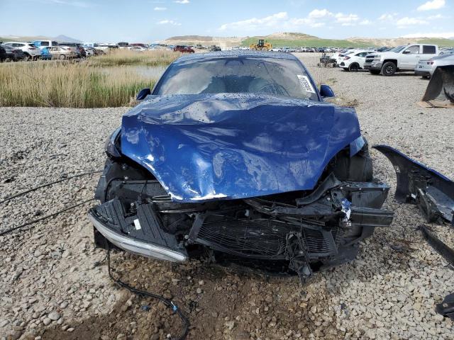 5YJSA1E21MF418080 - 2021 TESLA MODEL S BLUE photo 5