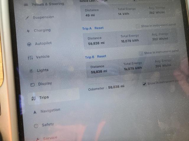 5YJSA1E21MF418080 - 2021 TESLA MODEL S BLUE photo 9