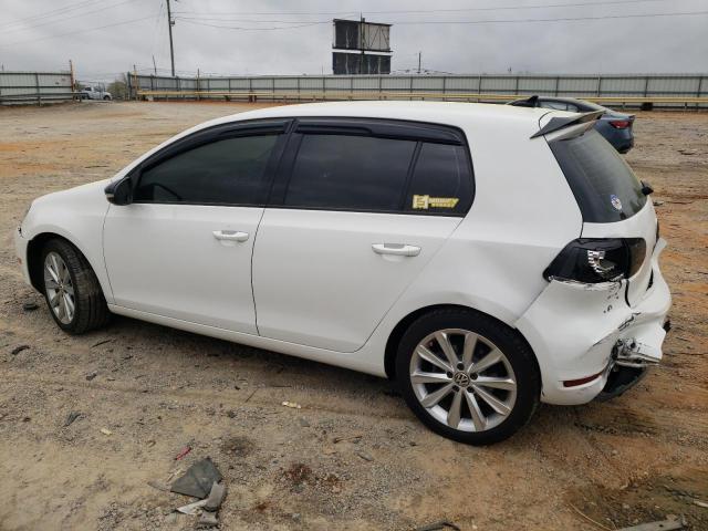 WVWDM7AJ1DW027491 - 2013 VOLKSWAGEN GOLF WHITE photo 2
