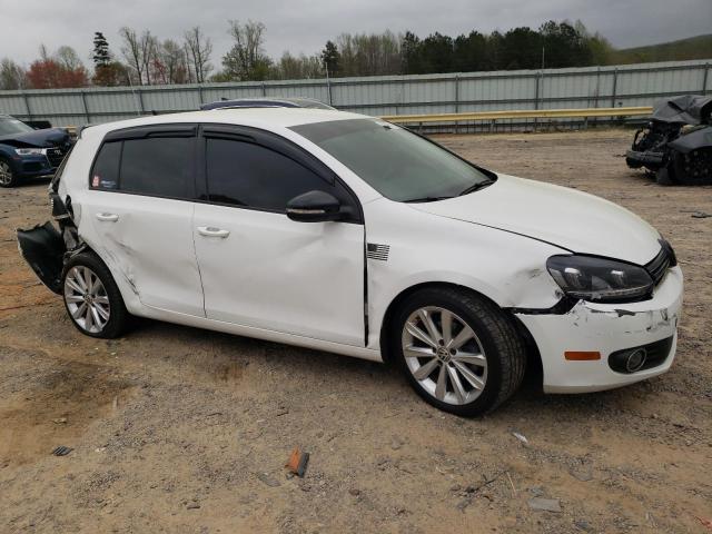 WVWDM7AJ1DW027491 - 2013 VOLKSWAGEN GOLF WHITE photo 4