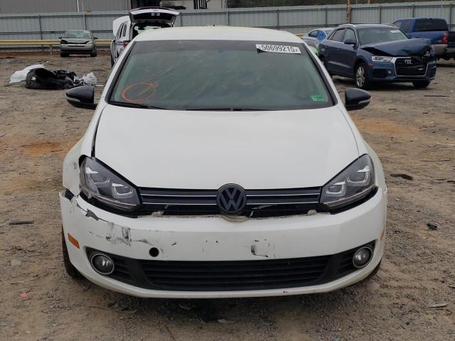 WVWDM7AJ1DW027491 - 2013 VOLKSWAGEN GOLF WHITE photo 5